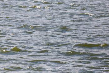 expanse of water in the lake as a backdrop