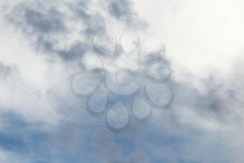 clouds after a thunderstorm