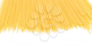 Noodles on a white background