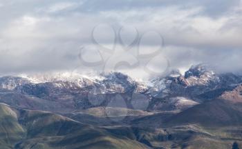 beautiful mountains in Kyrgyzstan