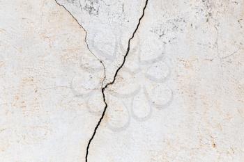 cracked white wall as a background
