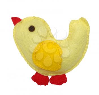Handmade toy from felt - bird