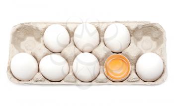 Royalty Free Photo of a Carton of Eggs