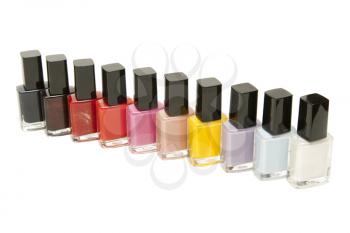 Royalty Free Photo of a Bunch of Nail Polish