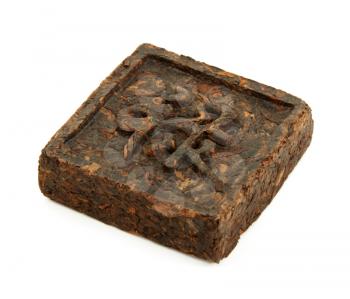 Royalty Free Photo of a Brick of Green Tea