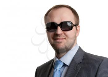 Royalty Free Photo of a Businessman in Sunglasses