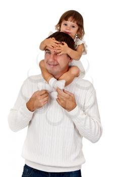 Royalty Free Photo of a Father and Daughter