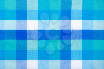 Fabric background of green, white and blue
