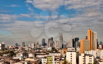 Urban landscape, day view of the Bangkok