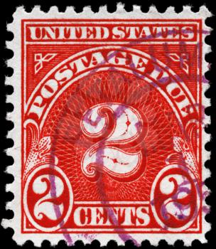 Royalty Free Photo of a 1930 Two Cent US Stamp