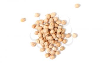 Royalty Free Photo of a Pile of Organic Chickpeas