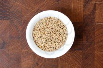 Royalty Free Photo of a Bowl of Fenugreek Seeds