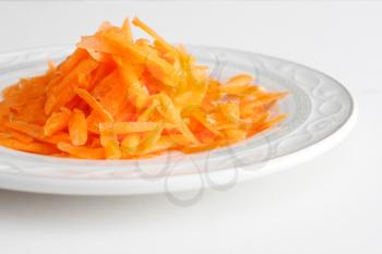 Royalty Free Photo of Grated Carrot