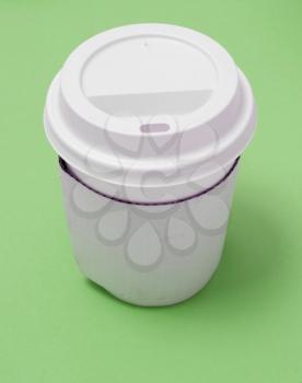 Royalty Free Photo of a Disposable Coffee Cup