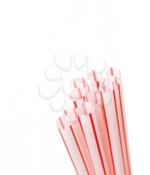 Royalty Free Photo of Red Straws