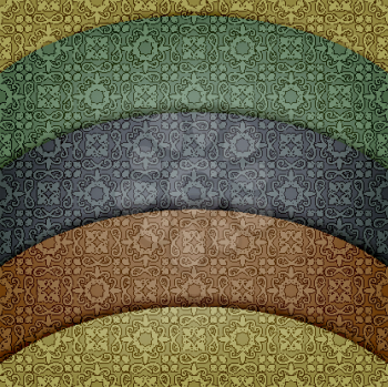 Royalty Free Clipart Image of Patterns