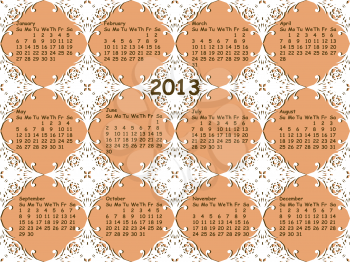 Royalty Free Clipart Image of a Calendar
