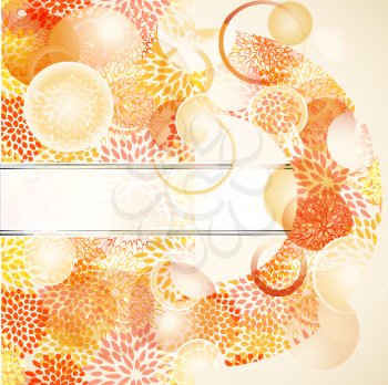 Royalty Free Clipart Image of a Wreath with Balls