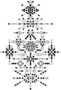 Vector Tribal Design Element, ethnic style