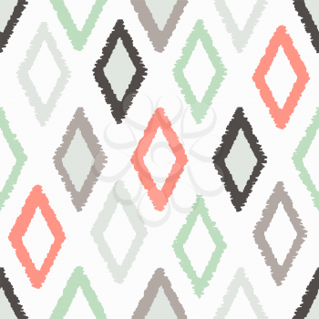 Vector Seamless Mexican Background. Ethnic Pattern. 