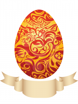 Royalty Free Clipart Image of an Easter Egg