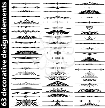 Royalty Free Clipart Image of Tattoo Elements