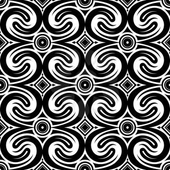 Royalty Free Clipart Image of a Black and White Background