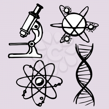 Royalty Free Clipart Image of Chemistry Elements