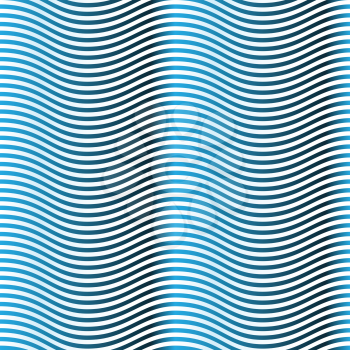 Royalty Free Clipart Image of a Wavy Line Background