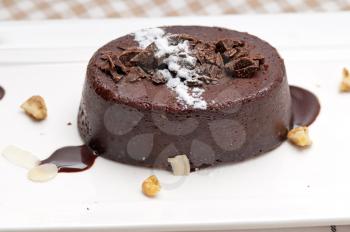 Royalty Free Photo of Chocolate Cake with Walnuts