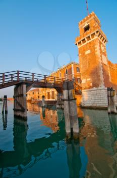 Royalty Free Photo of Venice Italy Arsenale Military Structure