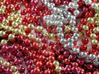 Royalty Free Photo of Christmas Beads