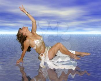 Royalty Free Photo of a Belly Dancer