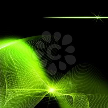 Abstract backgrounds with glowing lines for your design