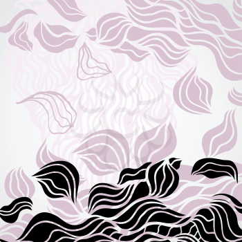 Royalty Free Clipart Image of a Flow Background