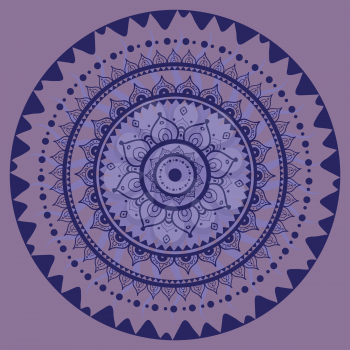 Mandala. Indian decorative pattern. Vector illustration.