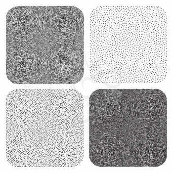 Abstract Dot work Backgrounds. Halftone Vector Illustration.