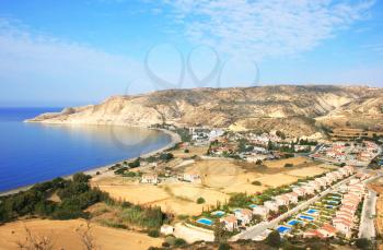 Royalty Free Photo of Pissouri bay in Cyprus