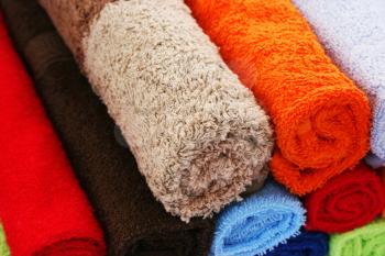 Royalty Free Photo of Colourful Towels