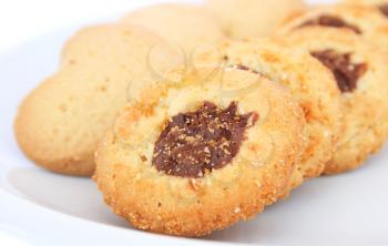 Royalty Free Photo of a Plate of Cookies