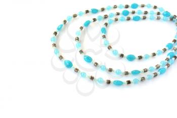 Royalty Free Photo of a Necklace With Blue Stones