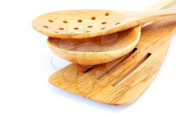 Royalty Free Photo of Wooden Kitchen Utensils