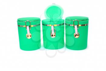 Royalty Free Photo of Three Containers