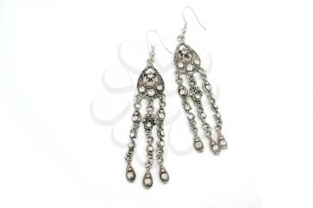 Royalty Free Photo of Silver Earrings