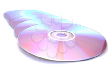 Royalty Free Photo of Compact Discs