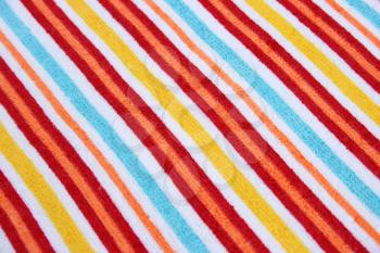 Royalty Free Photo of a Striped Towel