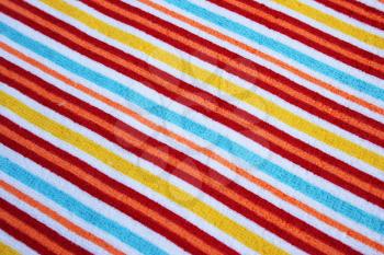 Royalty Free Photo of a Striped Towel