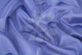Blue silk fabric for background.