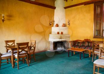 Cyprus traditional interior in old village house.