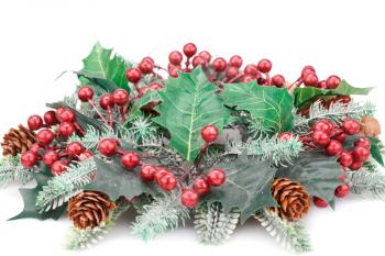 Christmas  decoration  isolated on white background.